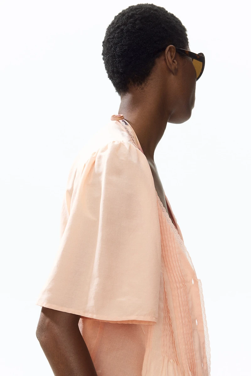 Blouse with Pintucks