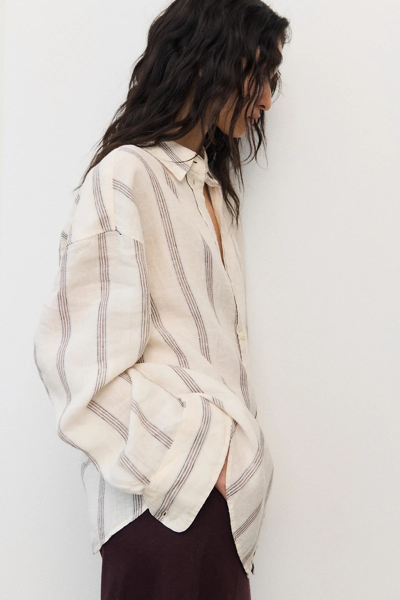 Oversized Linen Shirt