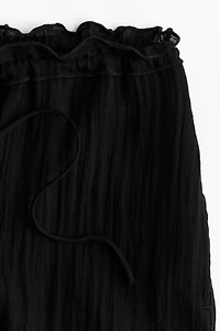 Balloon-Leg Pants with Drawstring