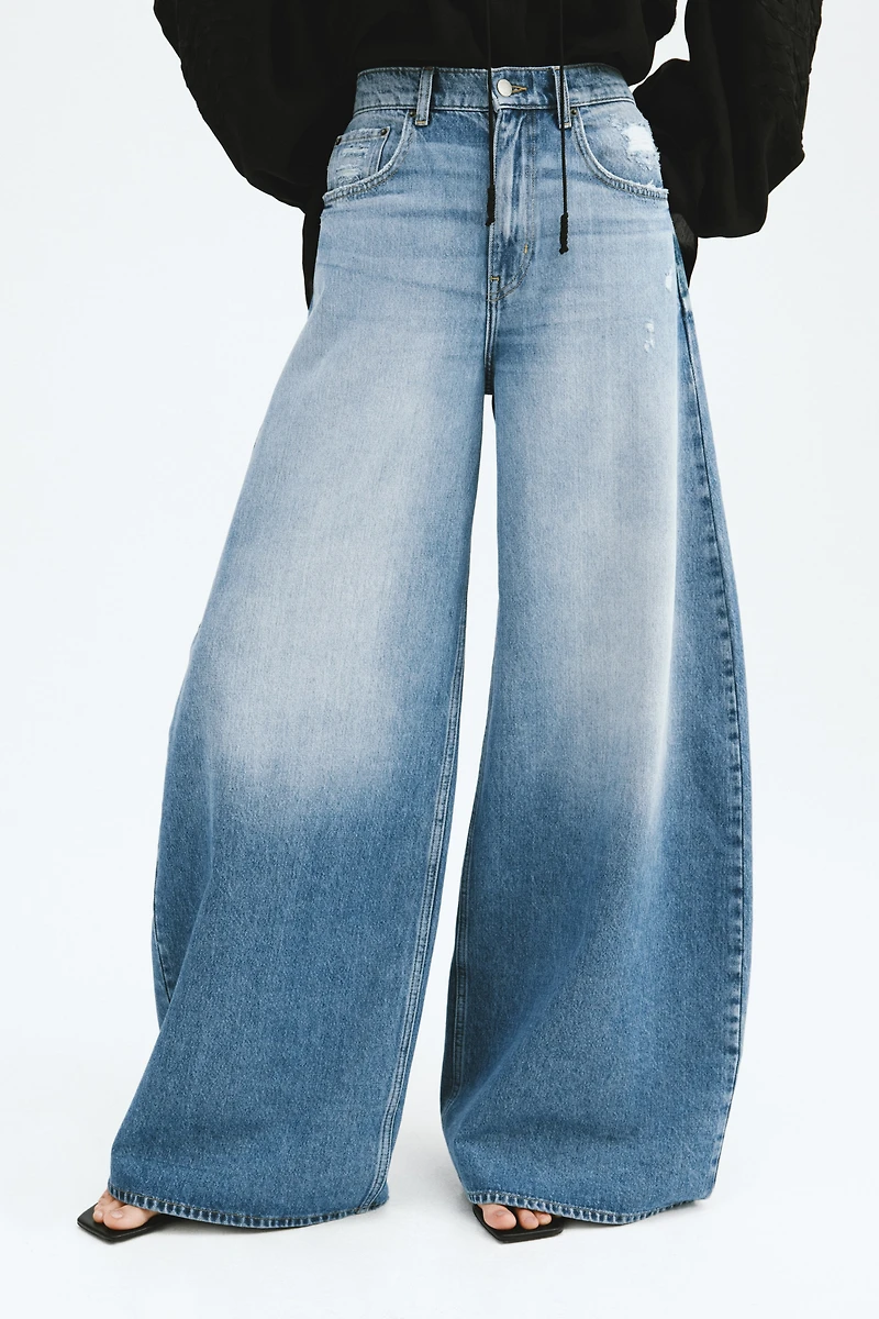 Barrel Leg Regular Jeans