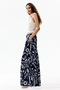 Satin Drawstring Pants