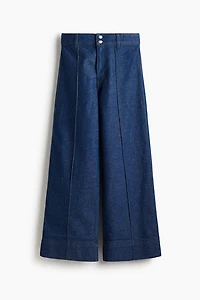 Wide High Ankle Jeans