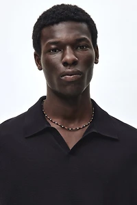 Regular-Fit Silk-Blend Polo Shirt