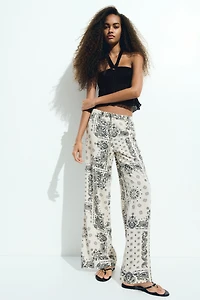 Pointelle Jersey Halterneck Top