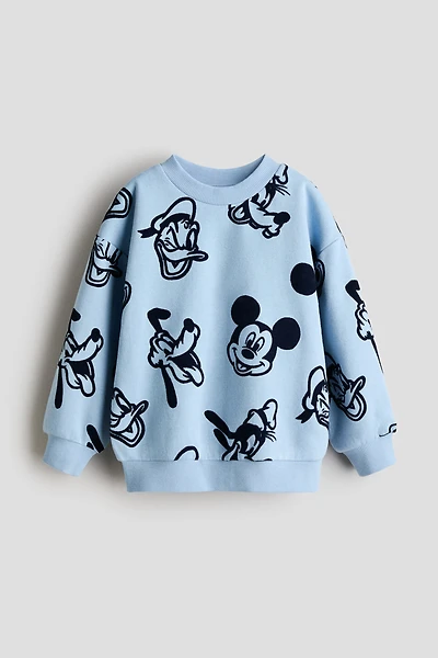 Oversized Printed Sweatshirt