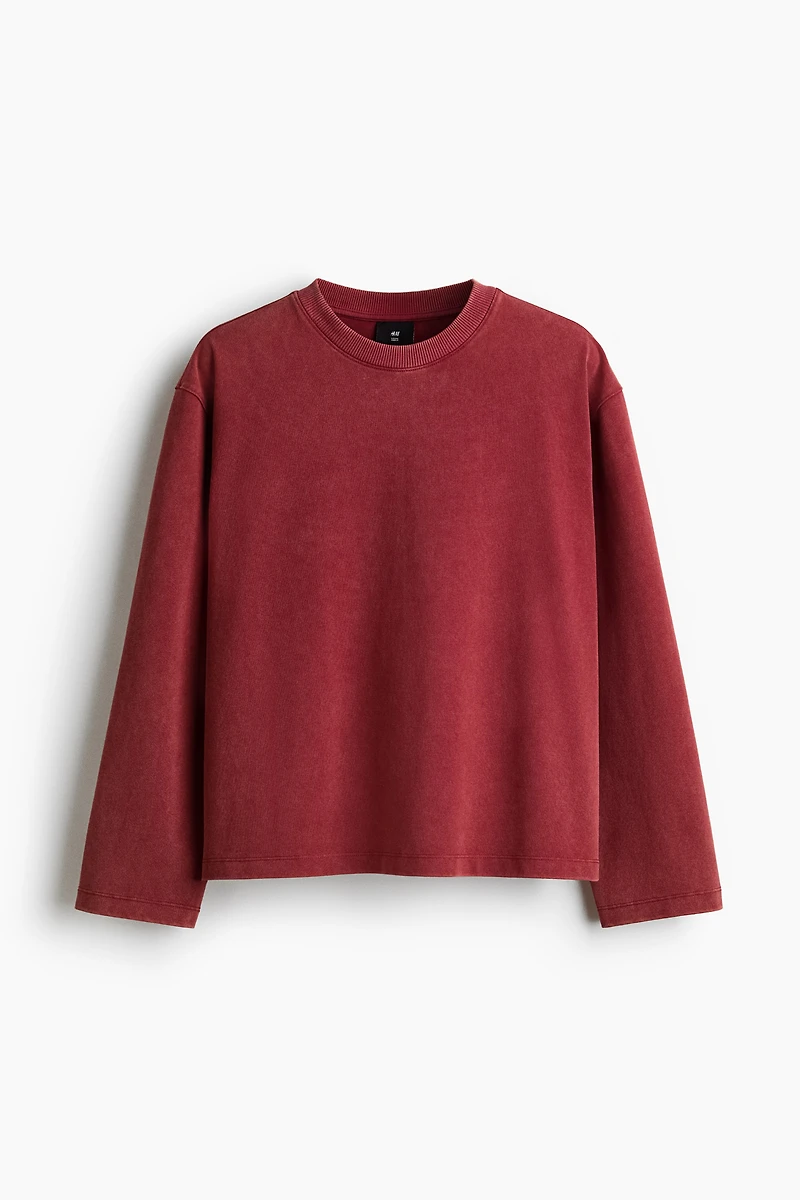 Loose-Fit Long-Sleeved Shirt