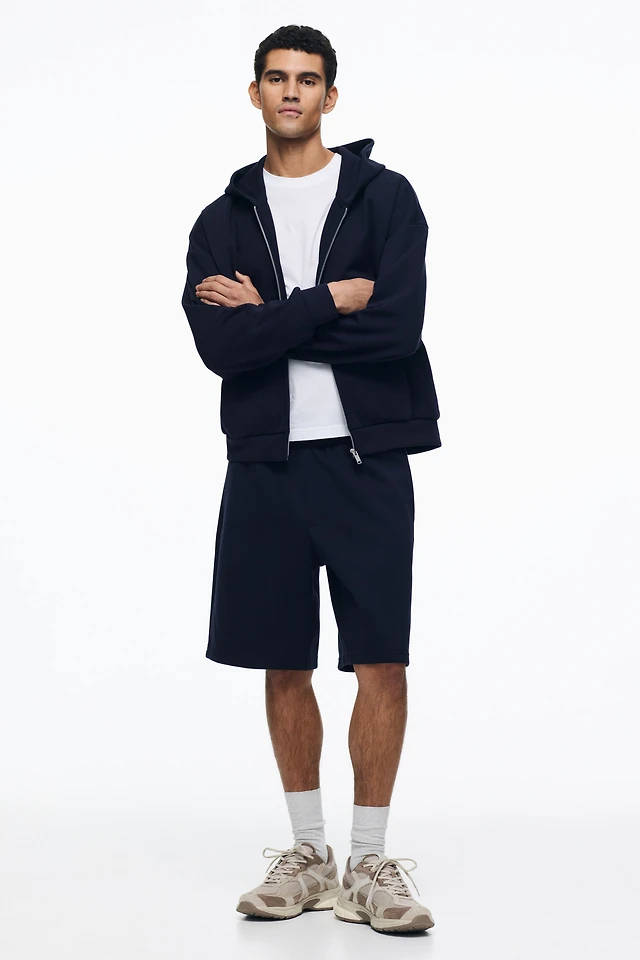 Relaxed-Fit Interlock Shorts