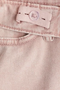 Pantalon à jambes larges en sergé