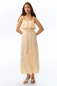 Flounced Tiered Dress