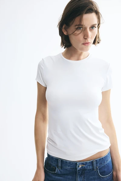 Fitted Microfiber T-shirt