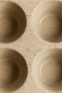 Plateau à petits gâteaux à la glaçure réactive