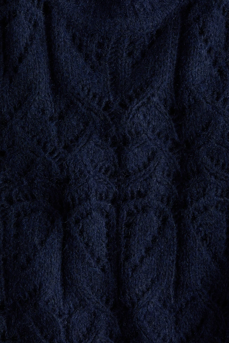 Pointelle-Knit Sweater