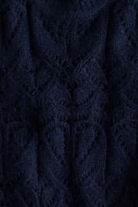 Pointelle-Knit Sweater