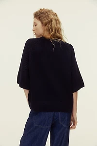 Rib-Knit Top