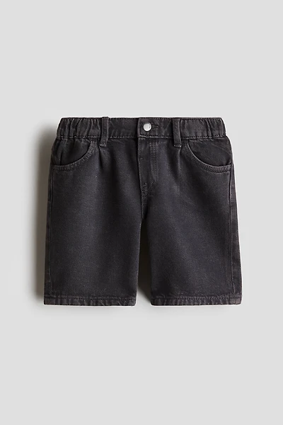 Knee-length Denim Shorts