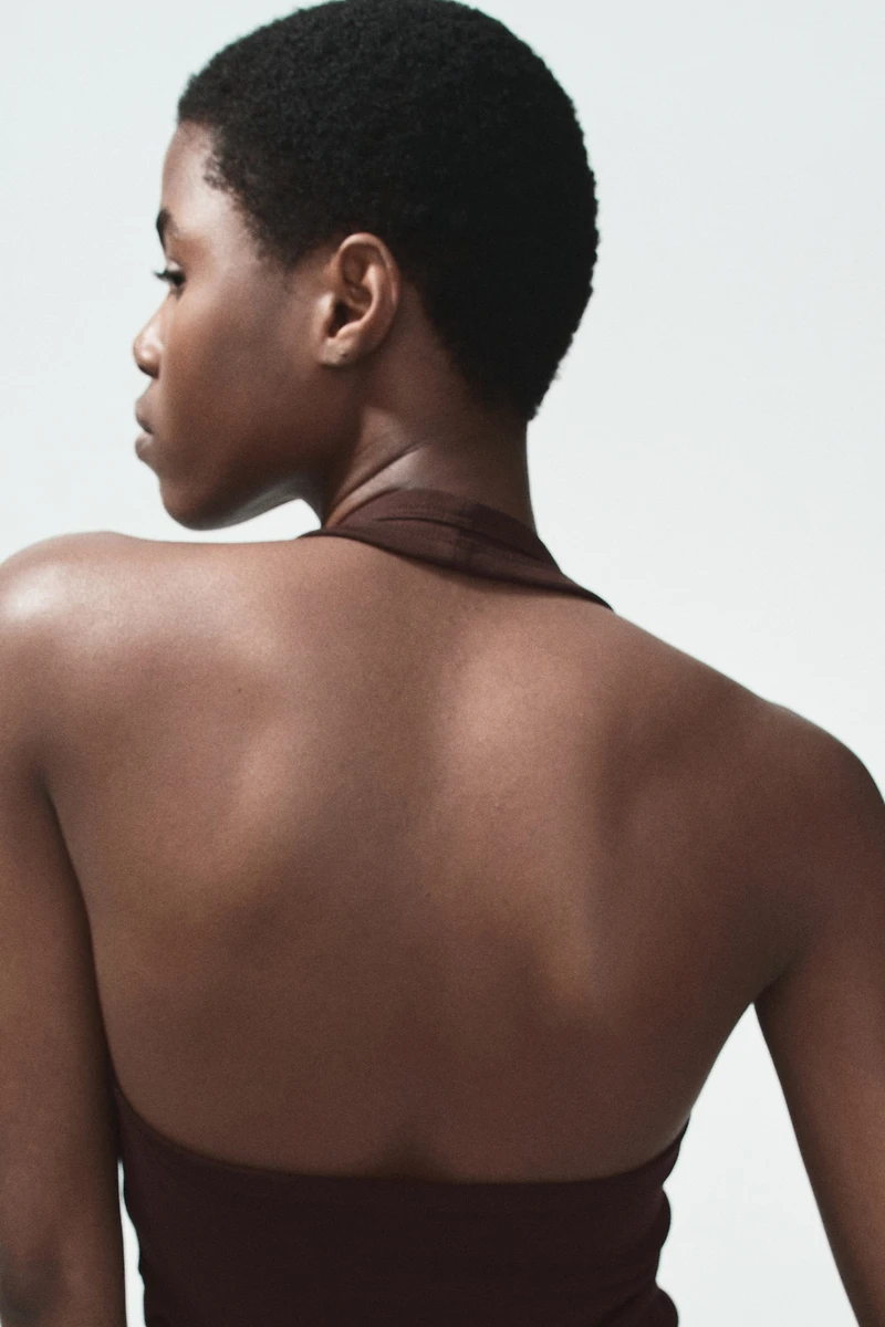 Cotton Halterneck Top