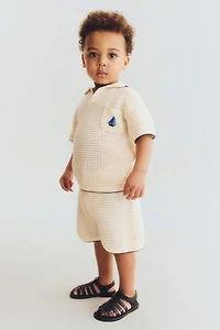 2-Piece Open-Knit Cotton Set