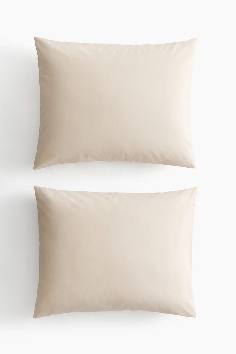 2-Pack Cotton Pillowcases