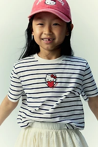 T-shirt en coton avec motif imprimé