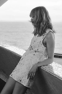 Crochet-Look Top