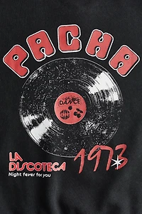 Oversized Sweatshirt with Printed Motif