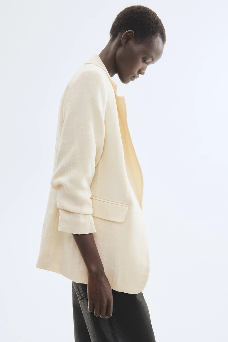 Gathered-sleeve Jacket