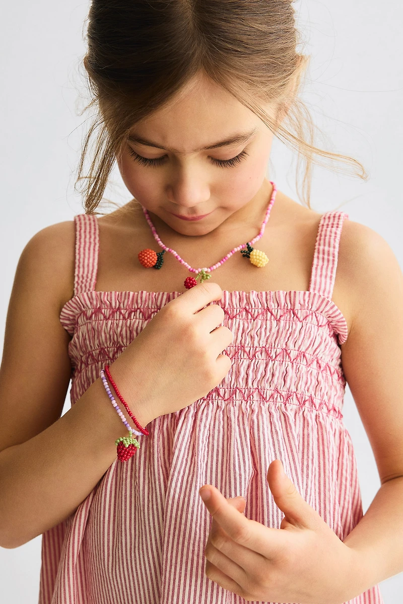 Smocked Strappy Dress