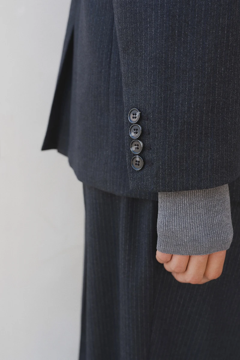 Blazer à fermeture croisée