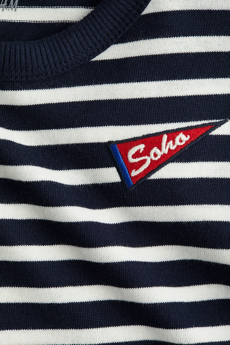 Long-Sleeved Cotton T-Shirt