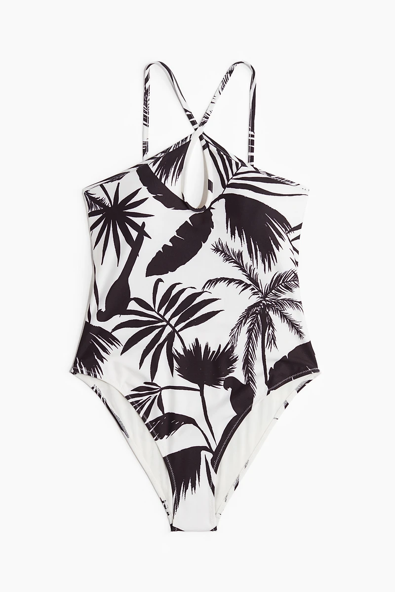Padded-Cup Cutout Swimsuit