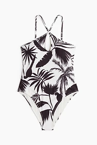 Padded-Cup Cutout Swimsuit