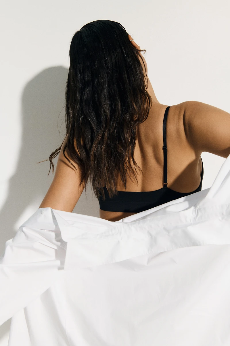 Seamless Padded Soft-cup Bra