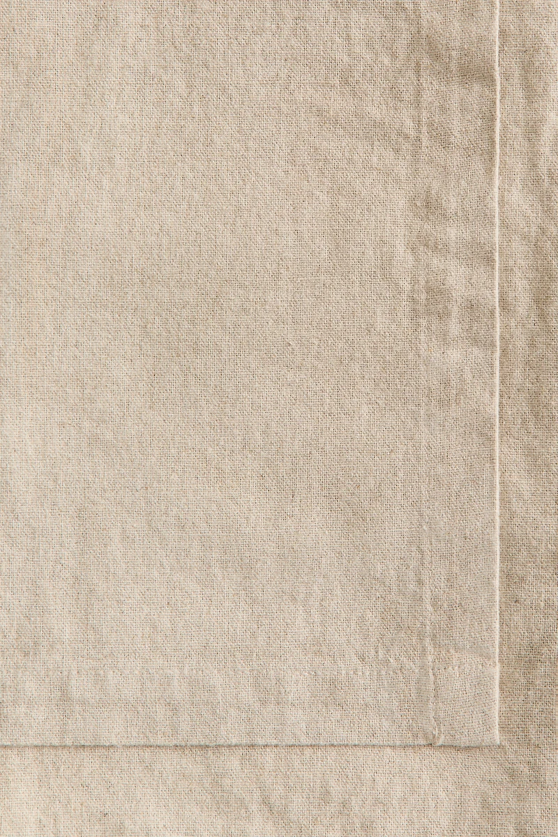 Linen-Blend Tablecloth