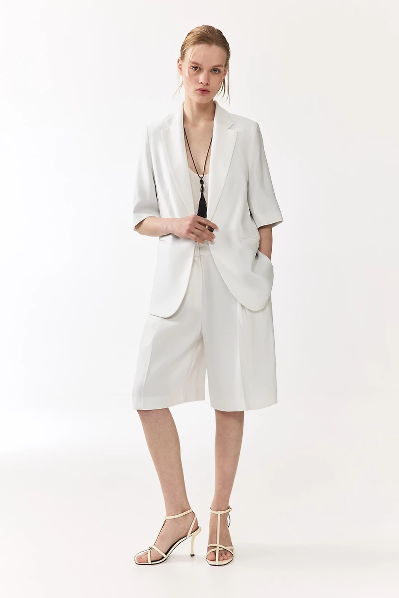 Blazer à manches courtes