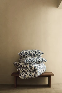 Patterned King/Queen Duvet Cover Set