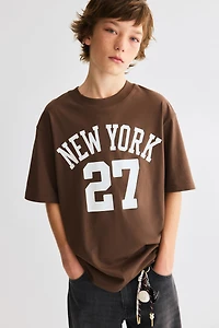 Loose-Fit Printed T-Shirt