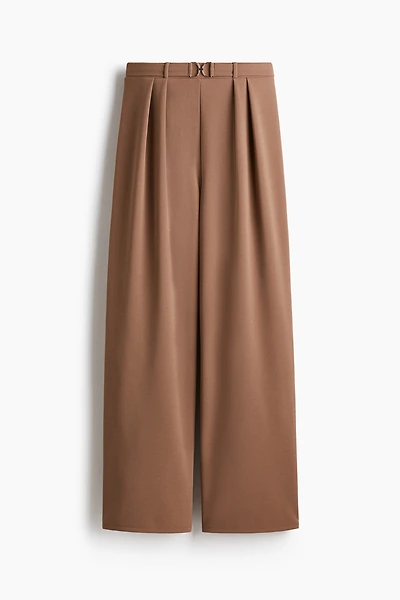 Buckle-detail Dress Pants