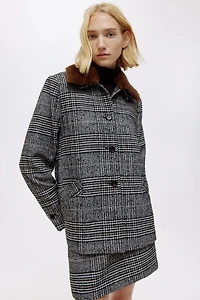 Veste en laine mélangée