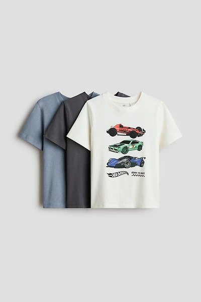 3-pack Printed T-shirts