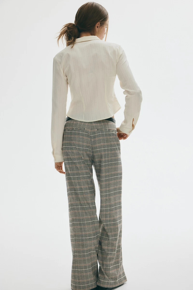 Pantalon habillé à jambes larges