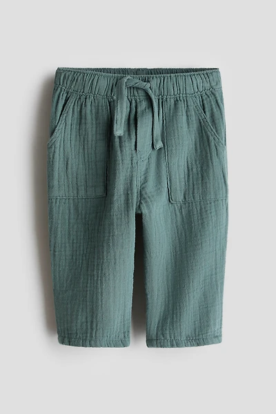 Cotton Muslin Pants