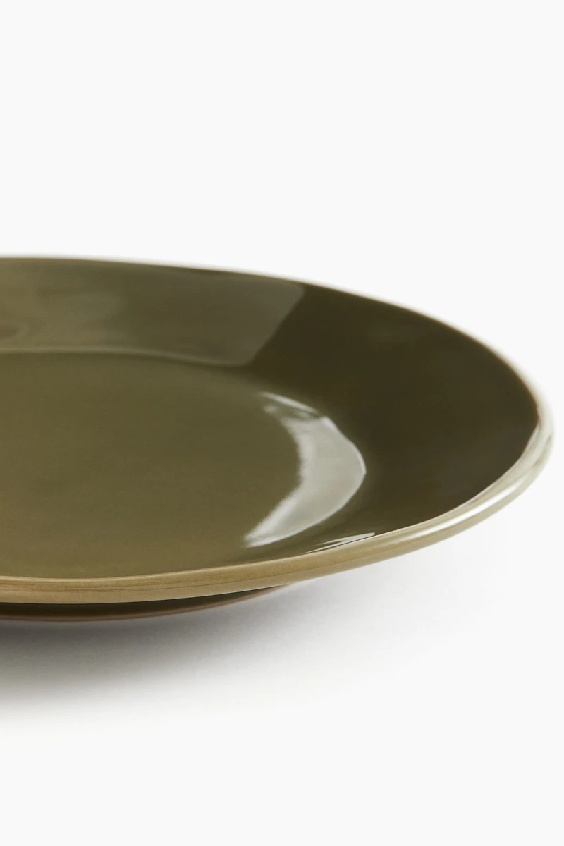 Grande assiette en grès cérame