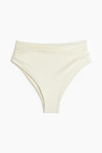 High Waist Cheeky Bikini Bottoms