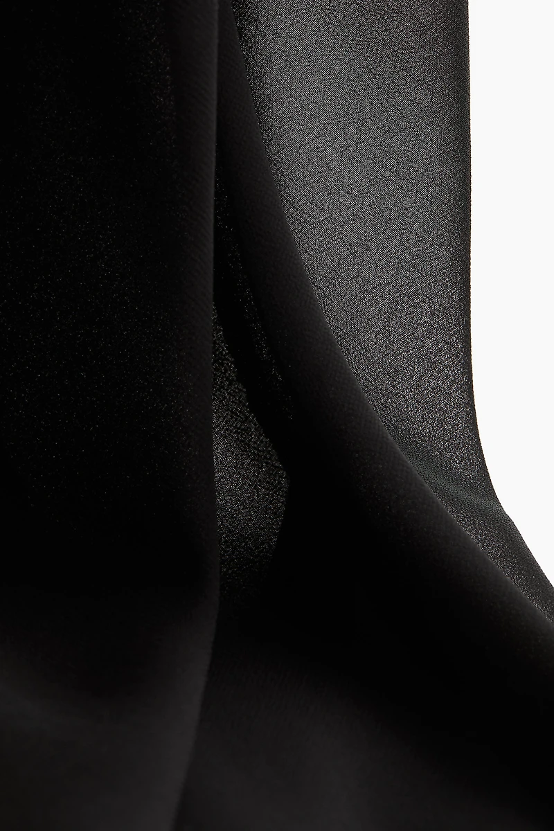 Robe à bretelles fines en mousseline