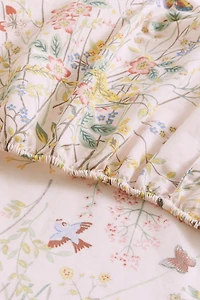 Patterned Cotton Fitted Sheet