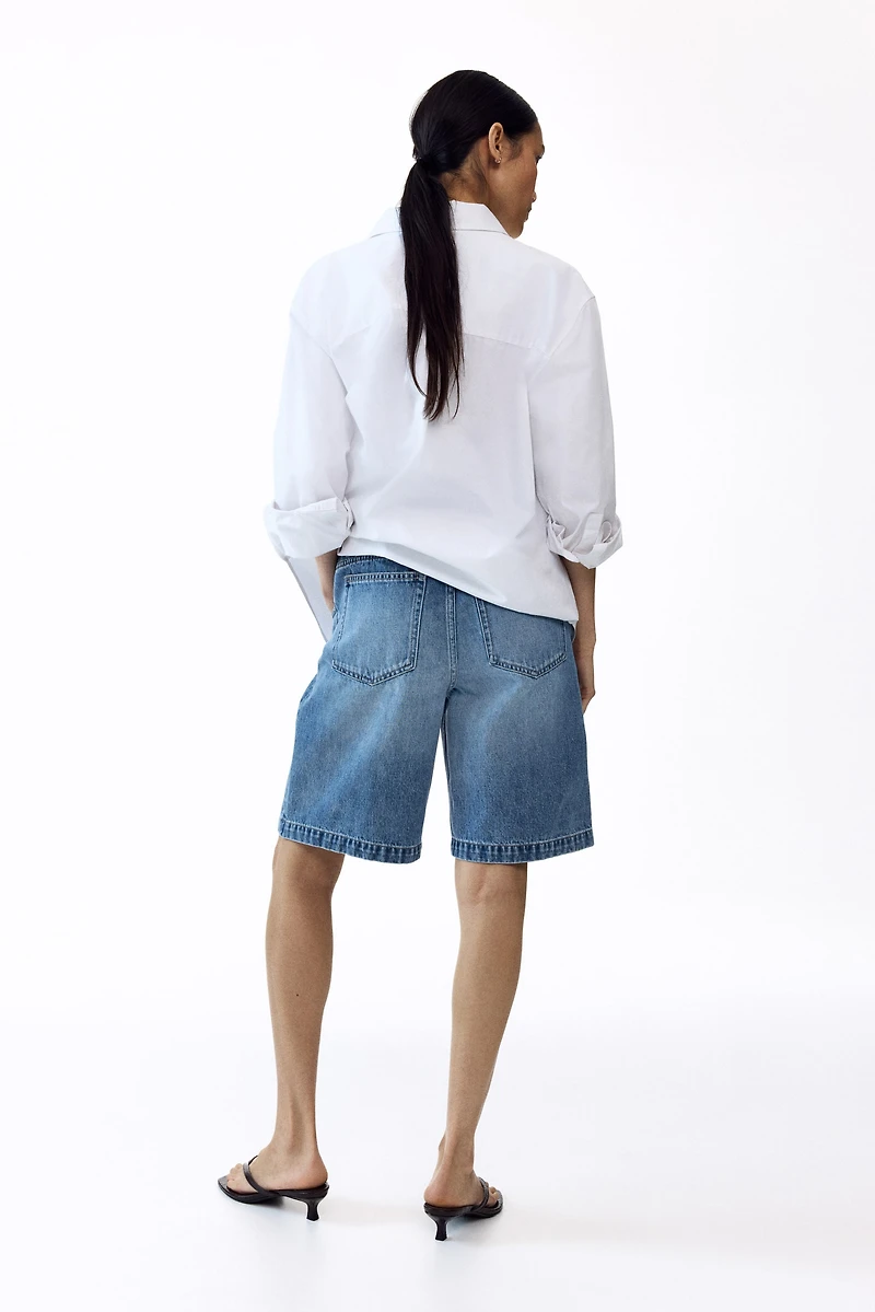 MAMA Denim Bermuda Shorts