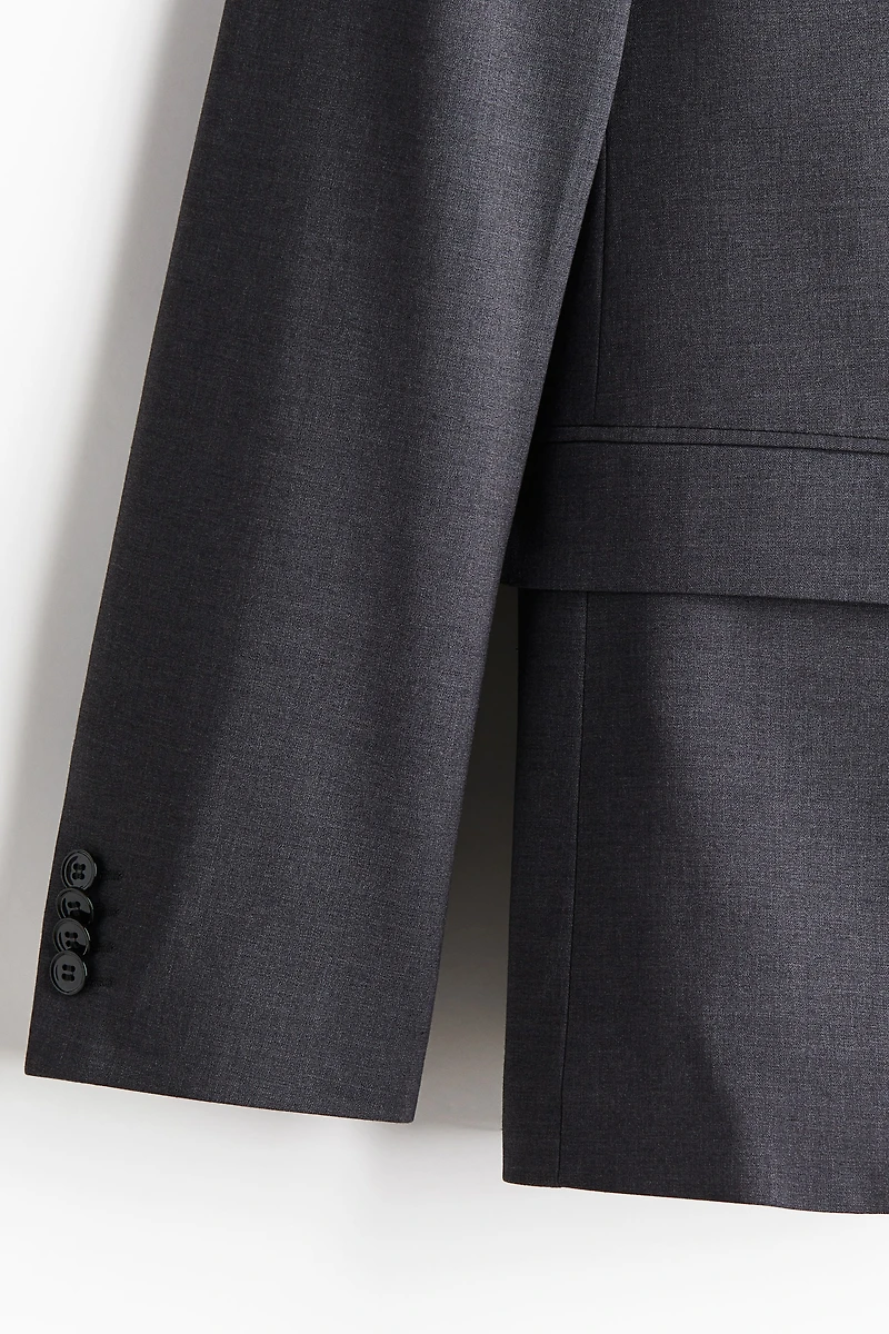 Slim Fit Single-Breasted Jacket