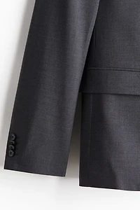 Slim Fit Single-Breasted Jacket