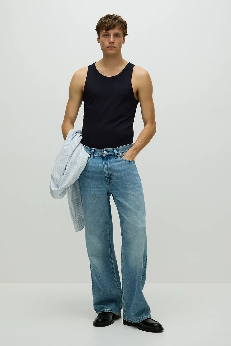 Slim Fit Ribbed Tank Top