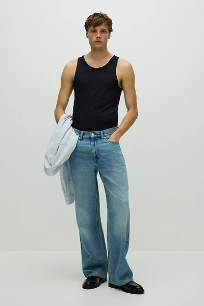 Slim Fit Ribbed Tank Top